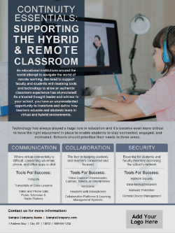 D&H CANADA ULC - Template: Continuity Essentials: Supporting the Hybrid & Remote Classroom