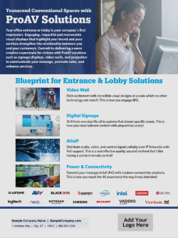 Market+SHIFT Customizable Resource: Transcend Conventional Spaces with ProAV Solutions