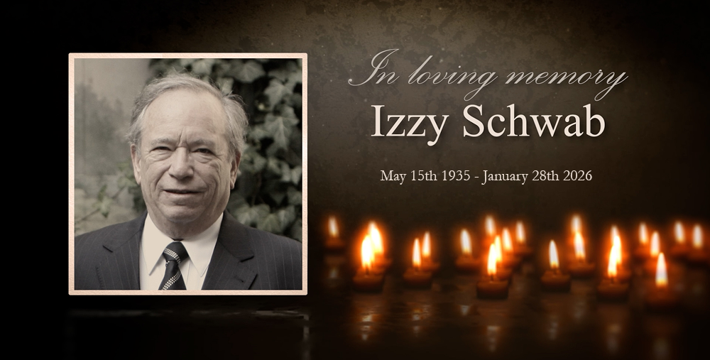 In Loving Memory of Izzy Schwab: May 15th, 1935 - January 28th, 2026